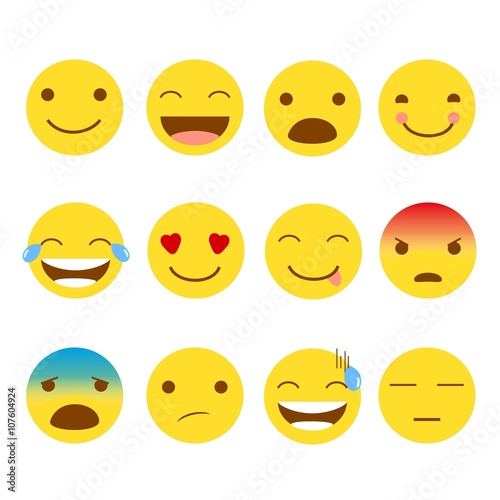 12 Set of Emojis