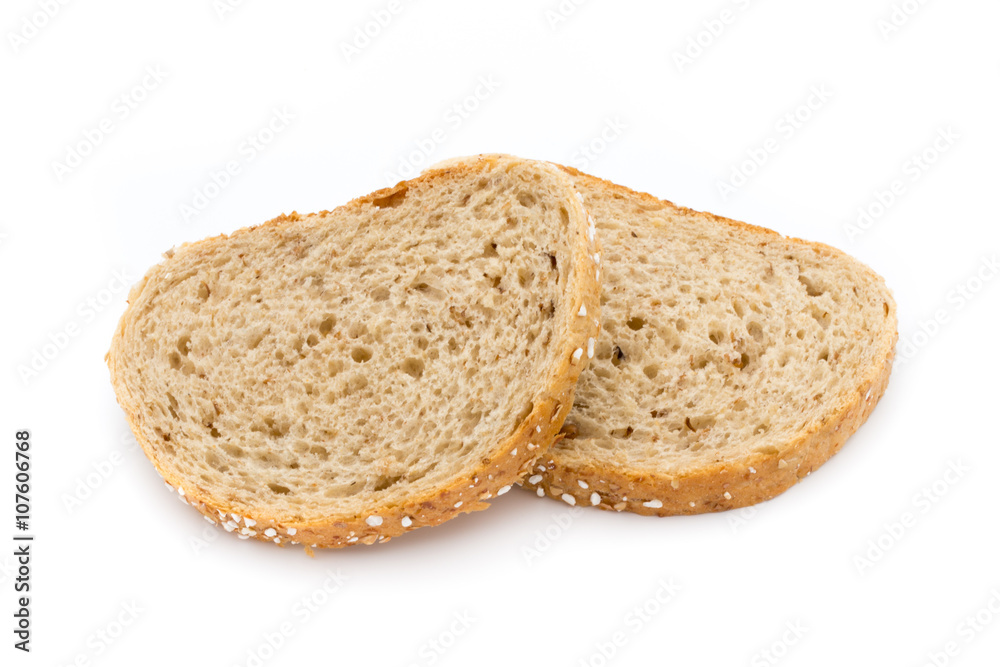 Bread isolated on the white background. Bread isolated on the white background.