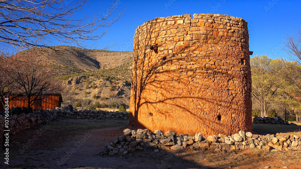 The Torreon Rock Tower Fort in Lincoln, New Mexico