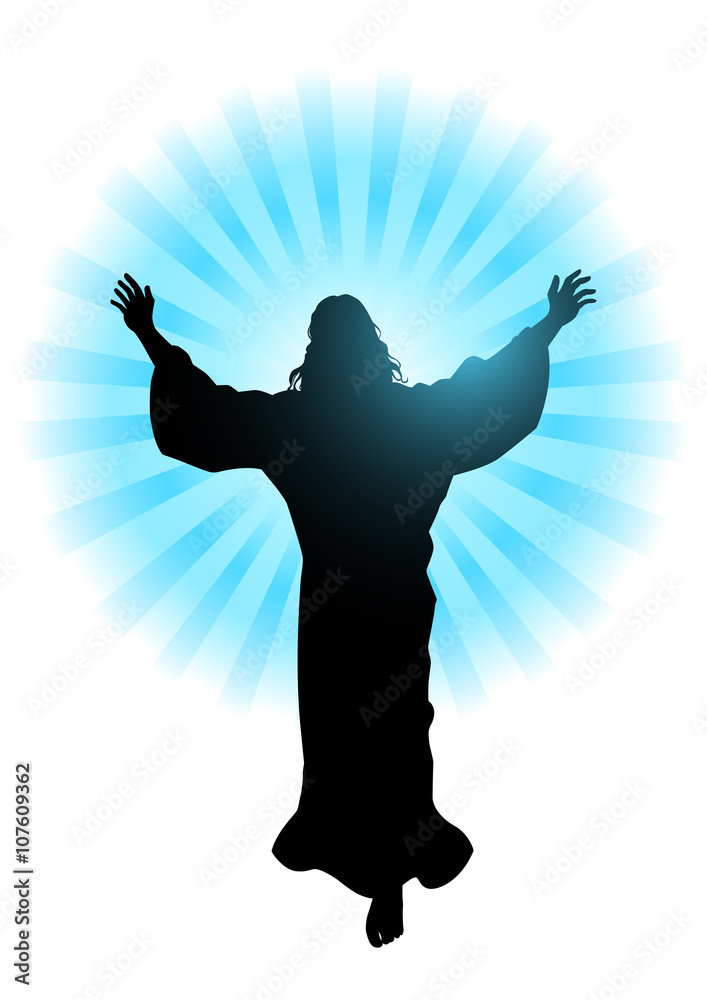 Ascension of Jesus Christ - obrazy, fototapety, plakaty 