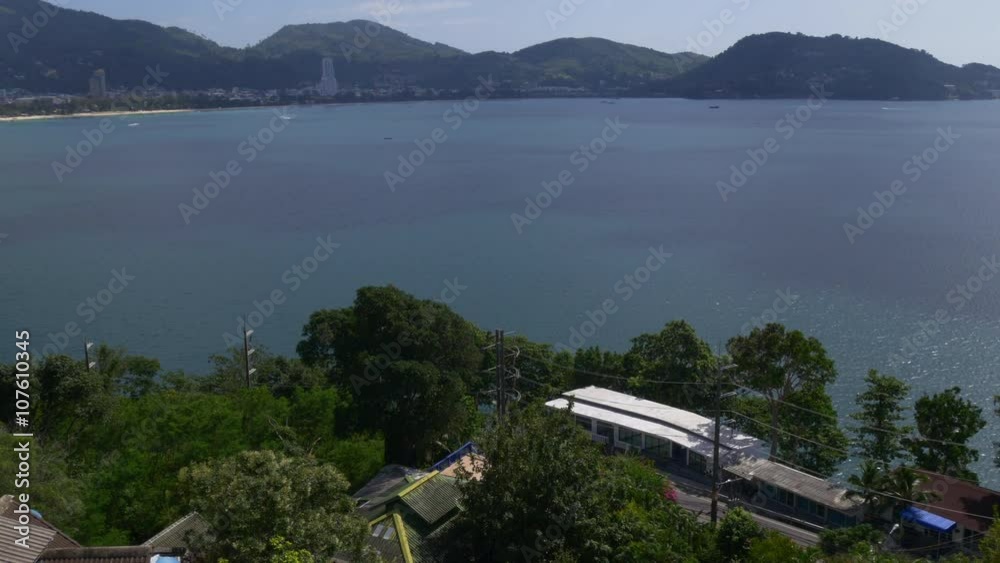 custom made wallpaper toronto digitalphuket island famous patong beach hotel hill panorama 4k thailand
