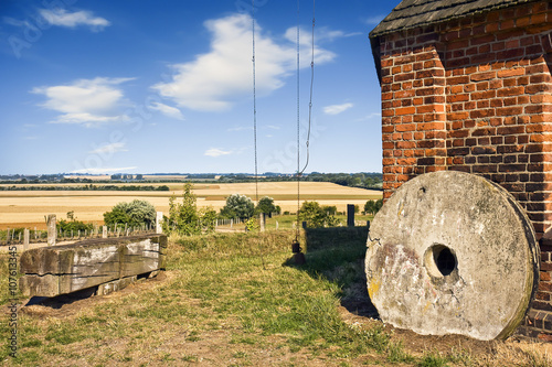 Windmühle in Boiensdorf, Ostseeküste Salzhaff, Mecklenburg Vorpommern photo