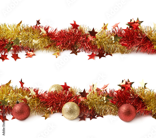 Line of a tinsel garland is...