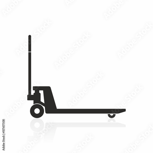 Hand pallet truck icon
