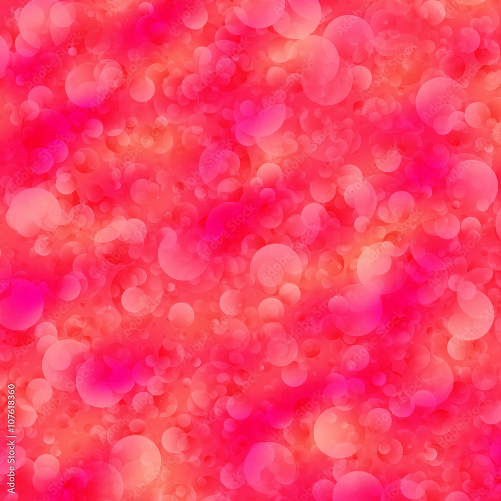 red pink circles background