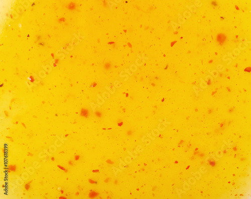 Close-up sauce texture