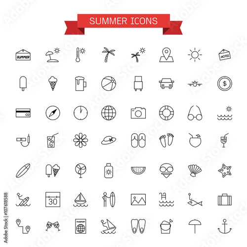 summer icons