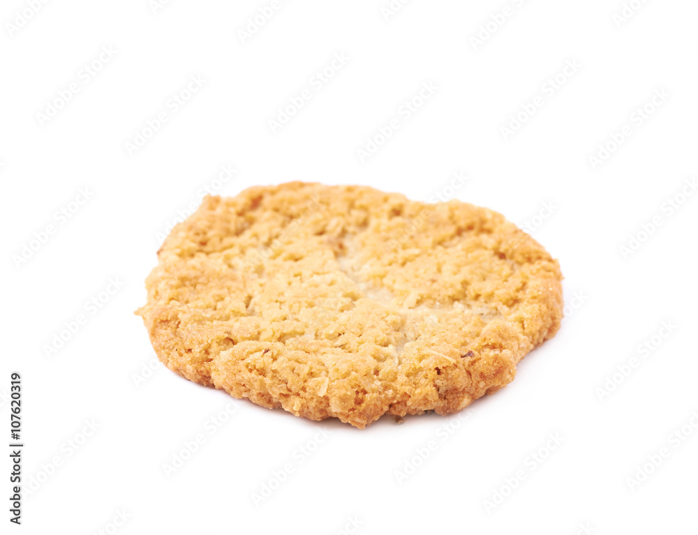 Oatmeal cookie isolated Oatmeal cookie isolated