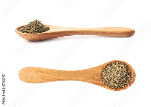 Spoon full of thyme seasoning