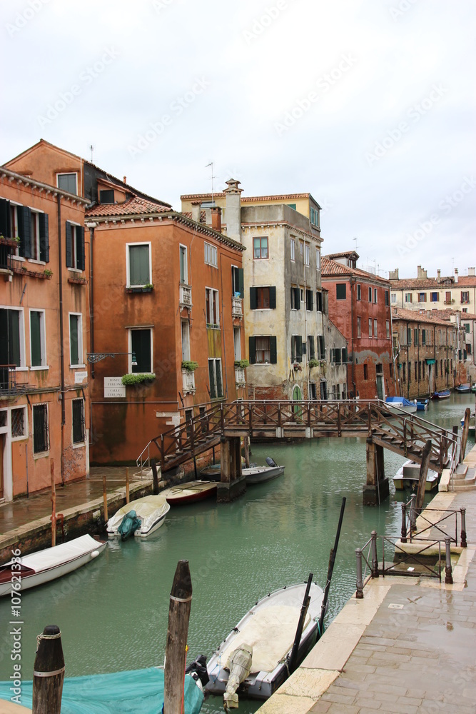 Obraz premium Rain in Venice, Italy