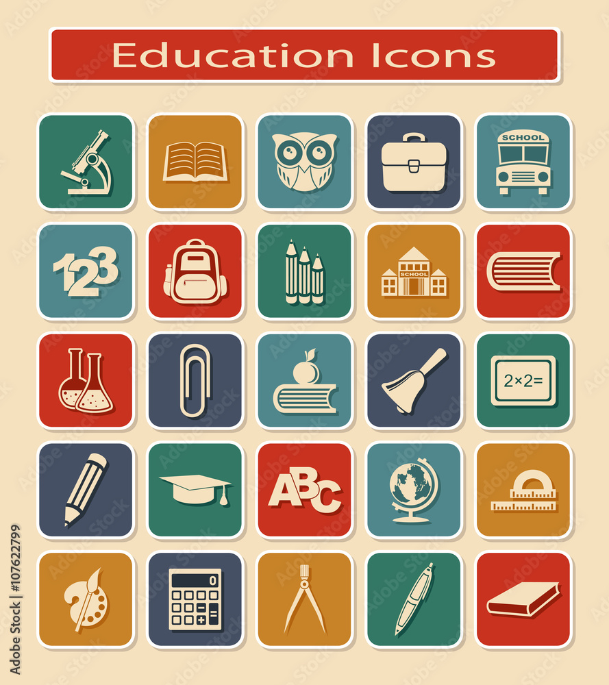 Set of Education Icons Set of Education Icons