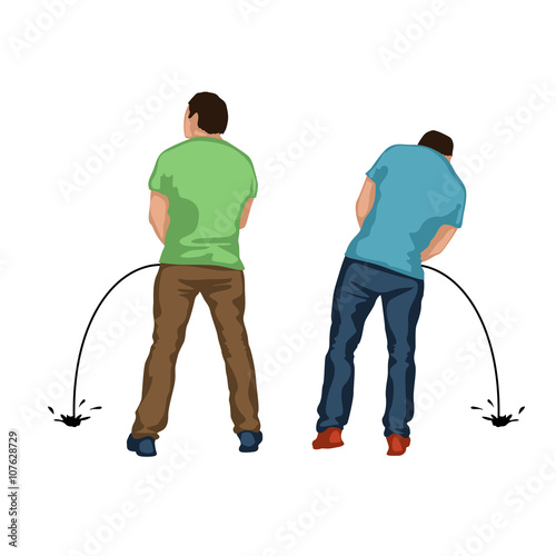 piss two silhouette