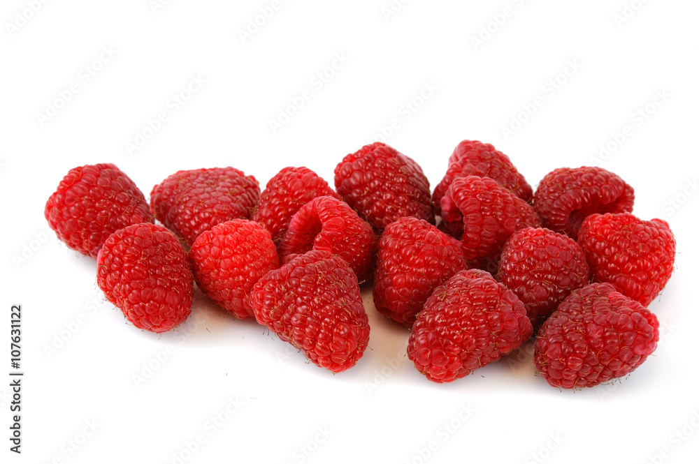 fresh raspberry isolated on white background fresh raspberry isolated on white background