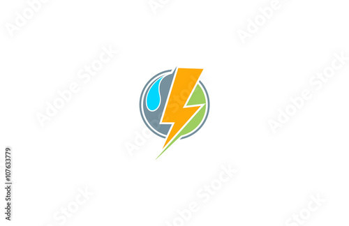 water electrical logo
