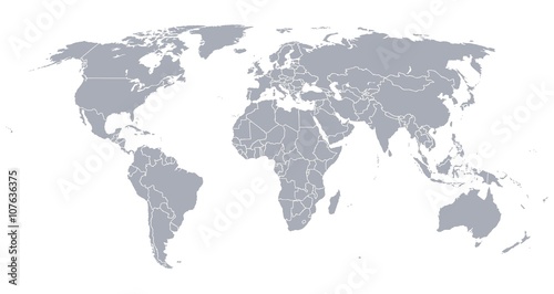 Fototapeta Naklejka Na Ścianę i Meble -  World map