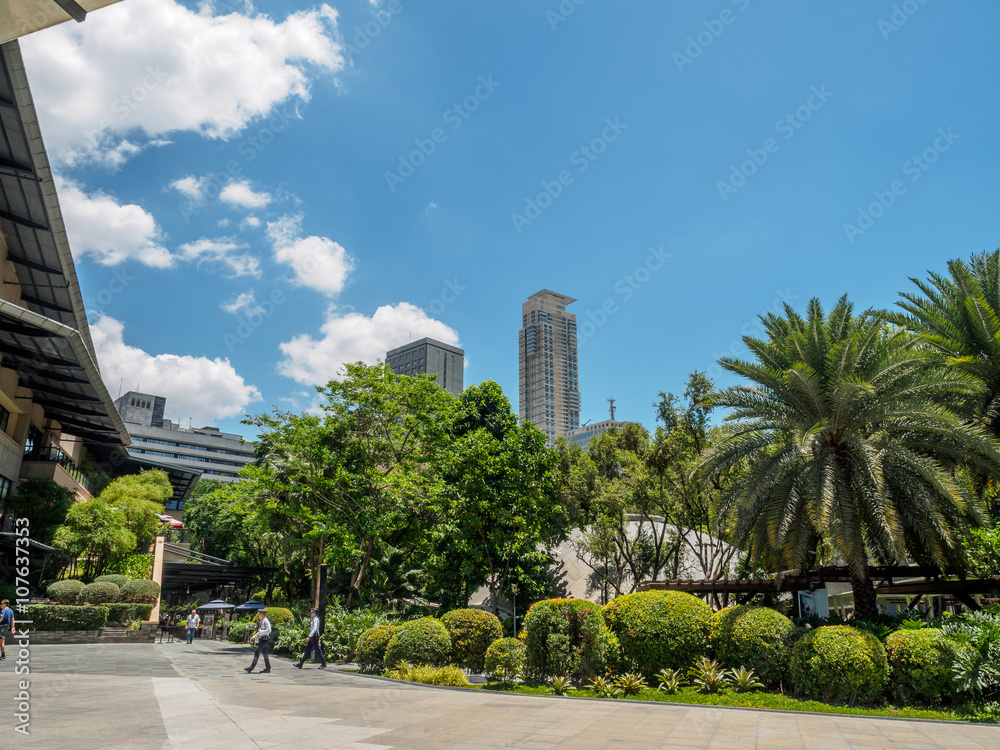 Greenbelt Park , Makati, Metro Manila Philippines Stock Photo