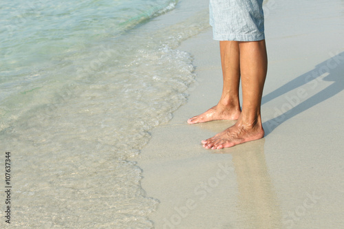 Feet on a Sand