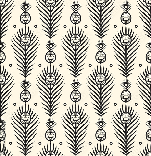Peacock abstract design pattern background
