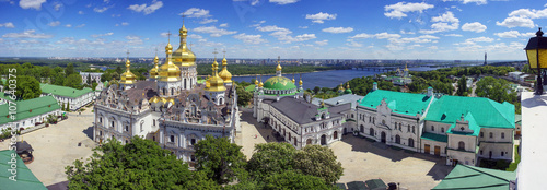 Canvas Print Spring Monastery in Kiev