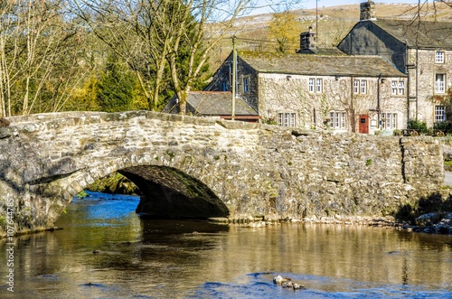 Malham village in North Yorkshire photo