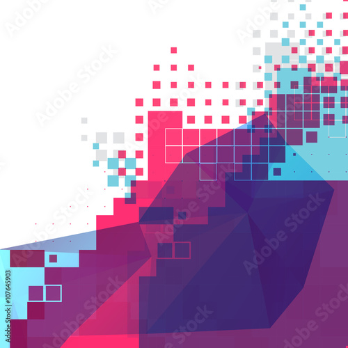 abstract pixel background