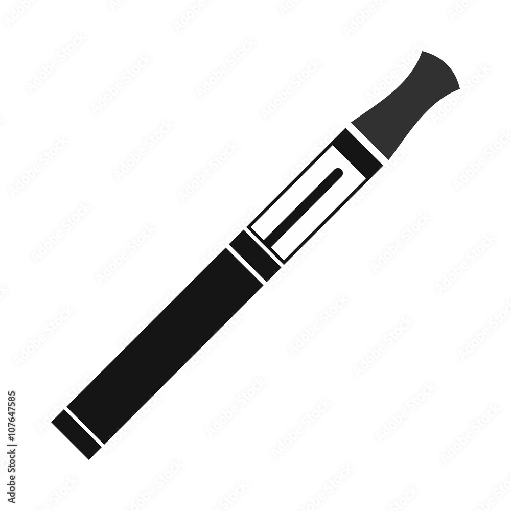 Electronic cigarette icon, simple style Electronic cigarette icon, simple style