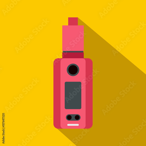 Vape device icon, flat style 