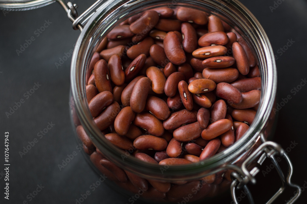red kidney beans, close up red kidney beans, close up