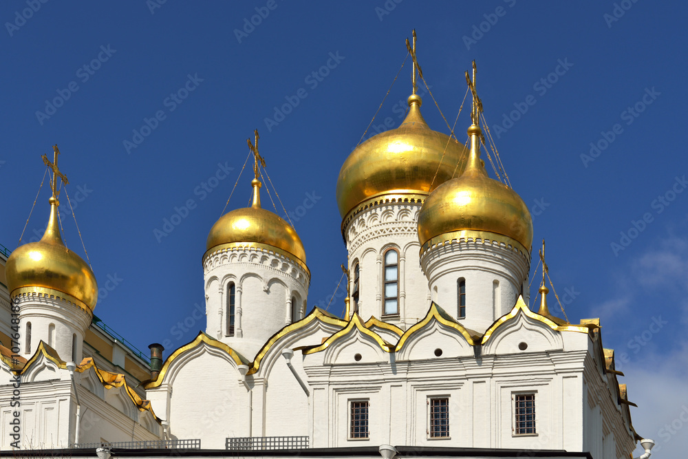 Annunciation Cathedral in Kremlin, Moscow, Russia