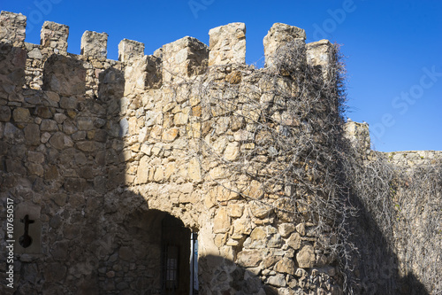 tower medieval castle of Consuegra in the province of Toledo, Sp