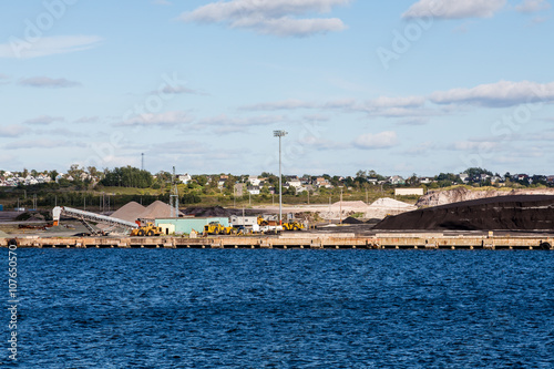 Heavy Equipment at Coal Shipping Area