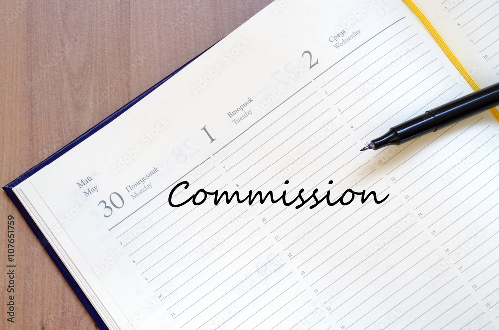 Commission write on notebook Commission write on notebook