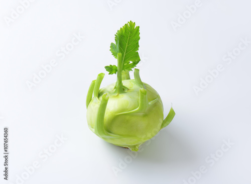 Fresh kohlrabi