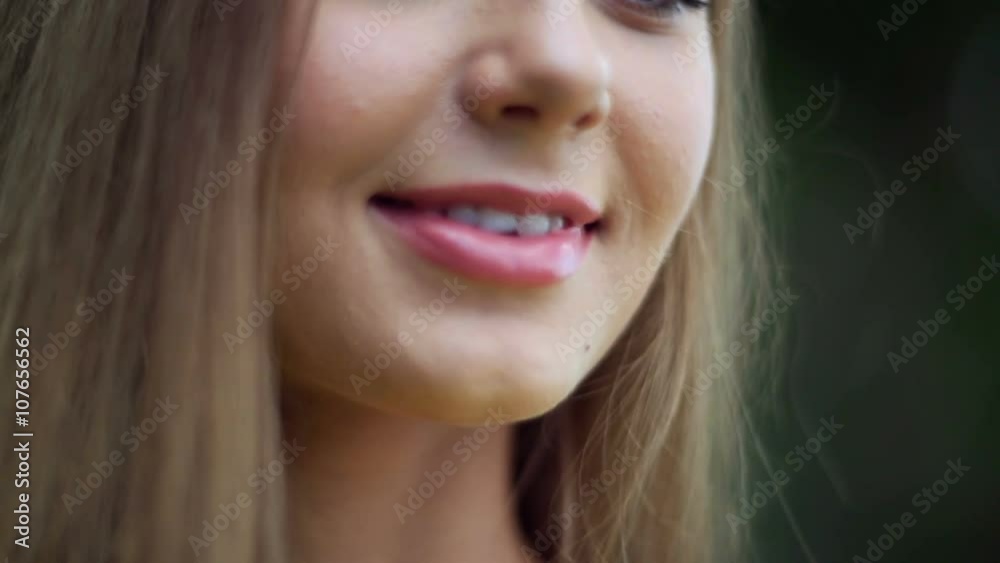Young beautiful blonde woman with blue eyes Young beautiful blonde woman with blue eyes