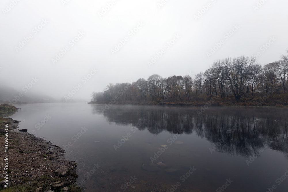 morning on the river  