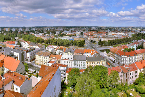 2015-07-10 - Hradec Kralove, Czech republic - Hradec Kralove city from white tower in summer