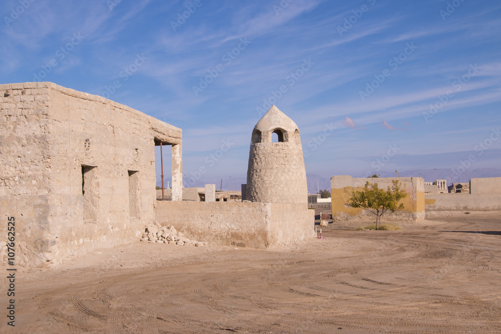 mosque - ghost village in azirat al hamra - Ras al Khaimah