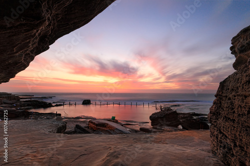 Pretty sunrise at Mahon Pool Maroubra