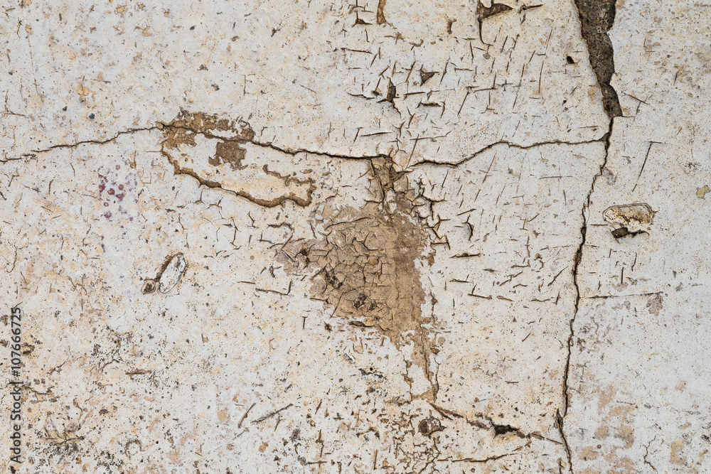 Obraz premium The old cracked cement