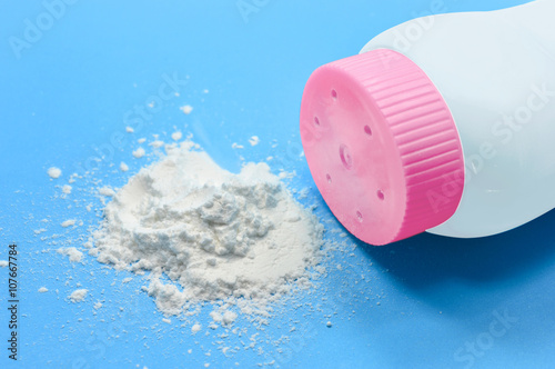 Fotografía Baby talcum powder container