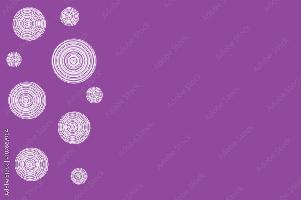 purple backround with white circles