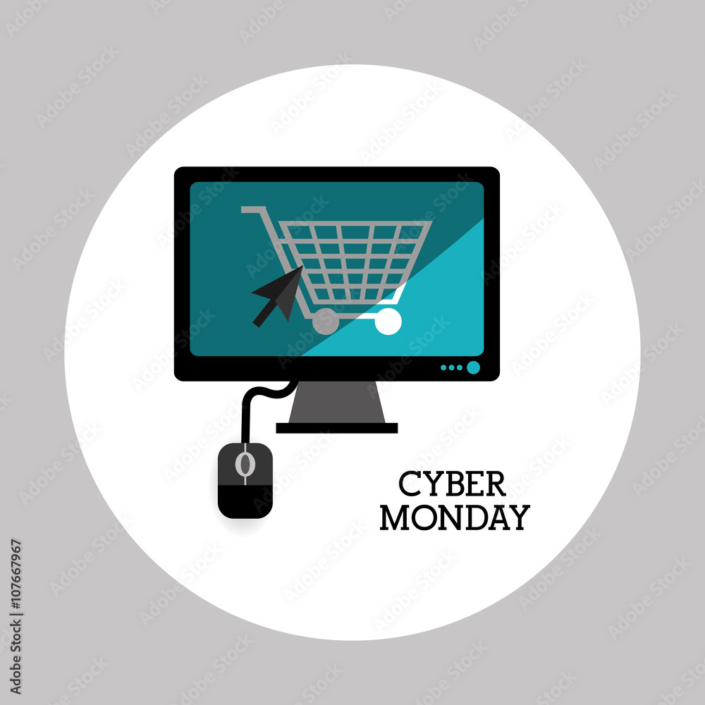 Cyber Monday design, vector illustration Cyber Monday design, vector illustration
