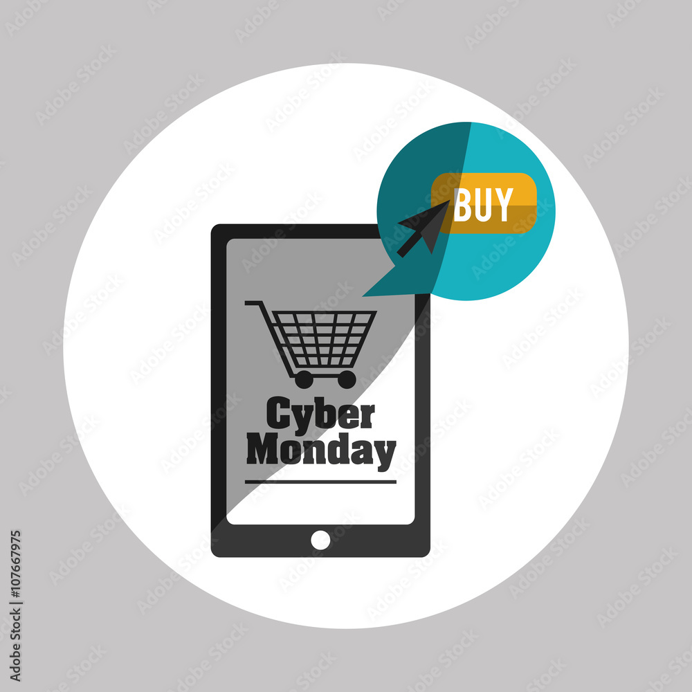 Cyber Monday design, vector illustration Cyber Monday design, vector illustration
