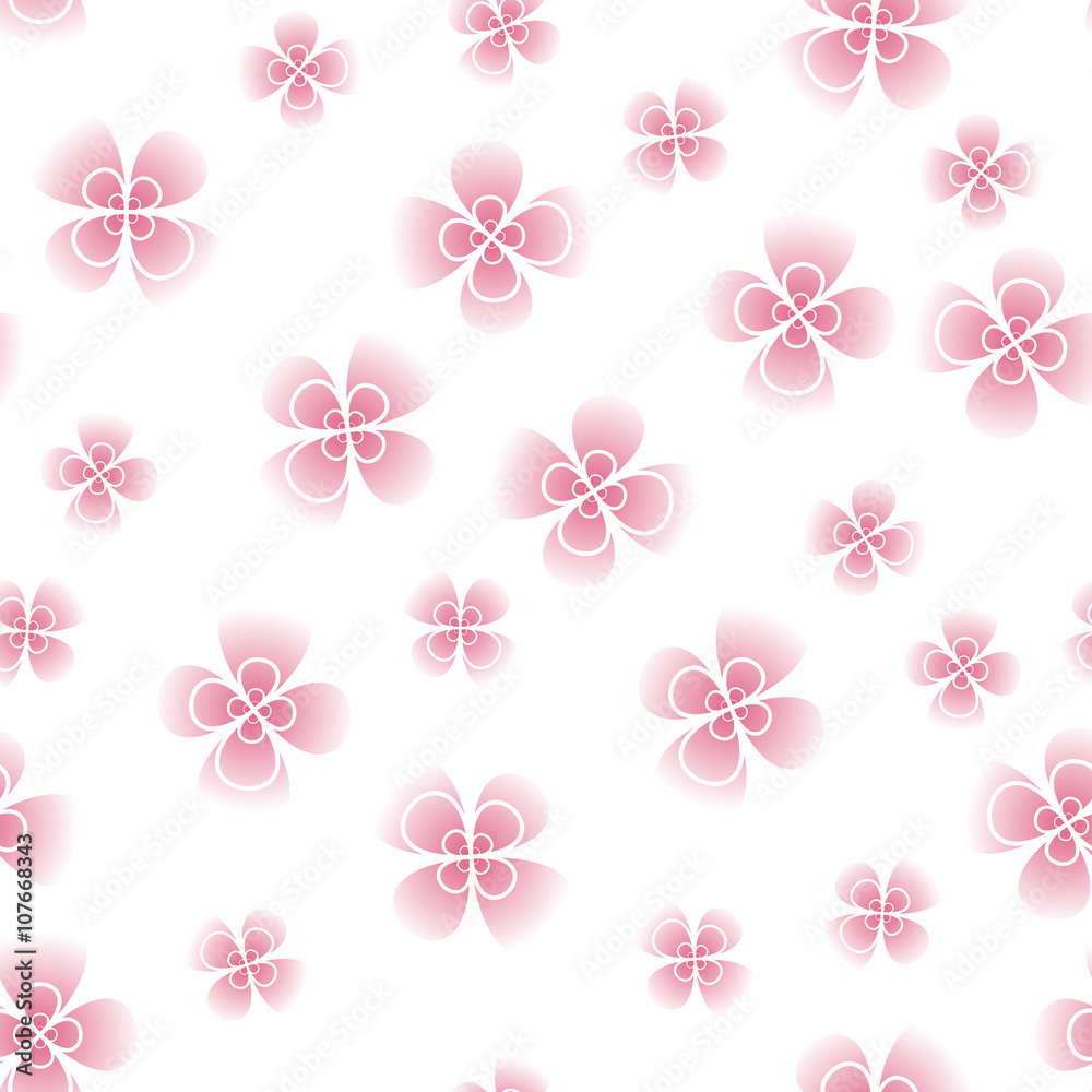 Summer Flowers. Seamless texture.