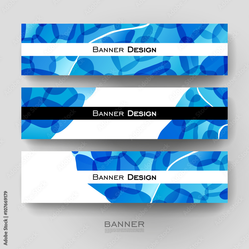 Beautiful banner vector template with abstract background Beautiful banner vector template with abstract background
