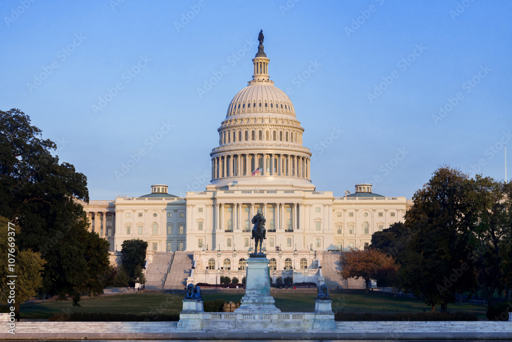 Fototapeta premium The United Statues Capitol Building, Washington DC, USA.