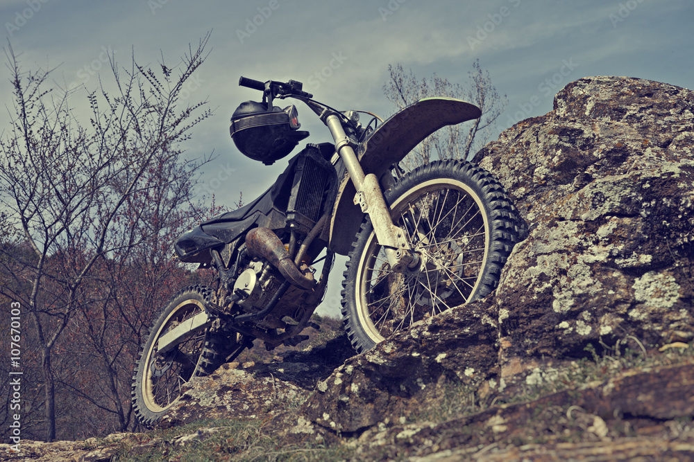 Obraz premium Off-road motorcycle 