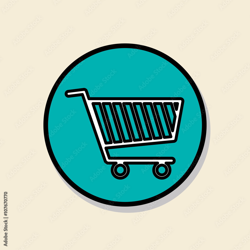 shopping cart design , vector illustration shopping cart design , vector illustration