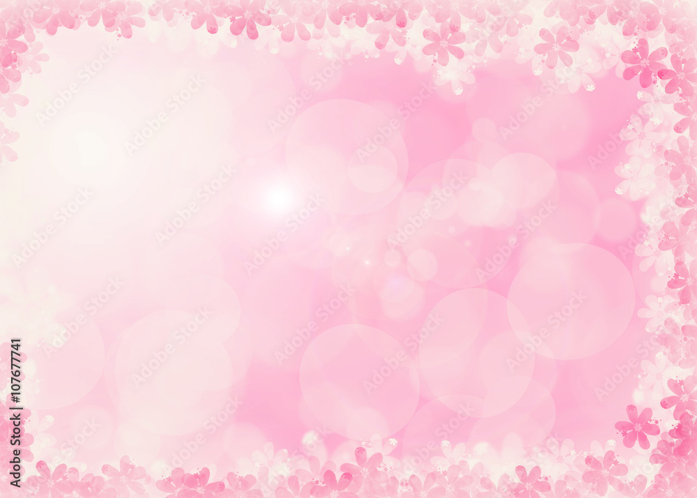 bokeh blurry natural abstract pink peach background