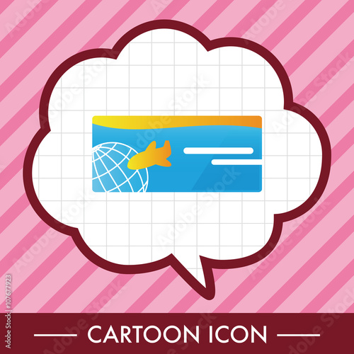 air ticket theme elements